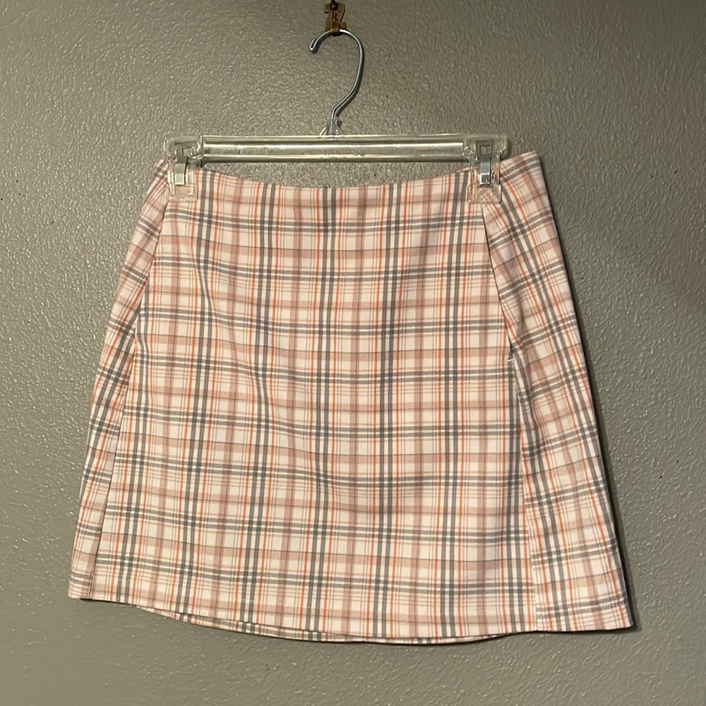 Plaid Mini Skirt